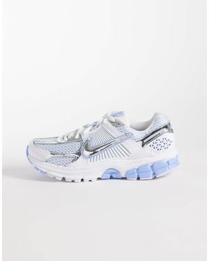 Nike Zoom vomero 5 baskets en argent métallisé et bleu