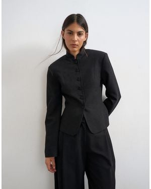 TOPSHOP Co Ord Drummer Jacket - Black