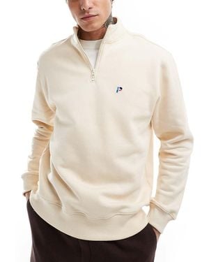 Parlez Pantego Quarter Zip Shirt - Natural