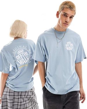 Vans T-Shirt Polvere Con Logo Circolare Sul Retro - Blu