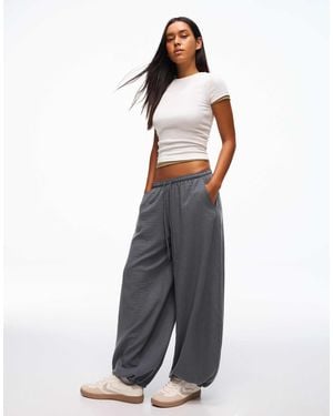 Bershka Tall – rustic – sarouel-hose - Weiß