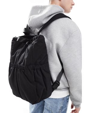 ASOS Nylon Backpack - Black