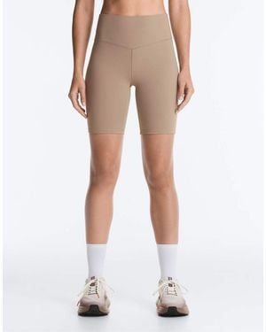 Oysho Evermove 20Cm Short Leggings - Natural