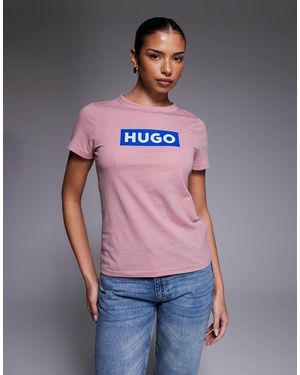 HUGO Camiseta Clásica De - Gris