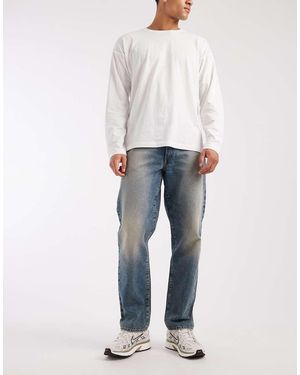 ASOS Vaqueros Azul Con Lavado Medio De Corte Recto De