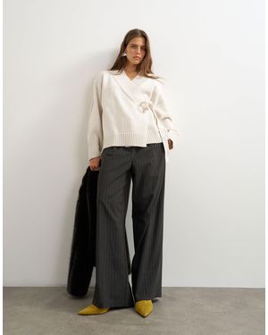 TOPSHOP Strick-cardigan - Weiß