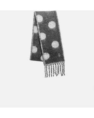 Stradivarius Sjaal Met Stippen - Wit