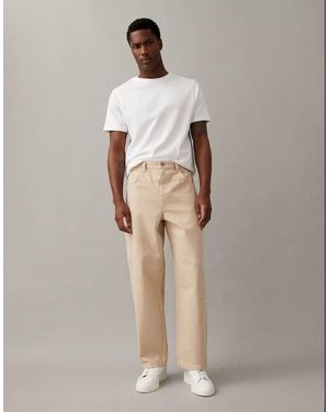 ASOS Vaqueros De Corte Suelto De -Neutro - Marrón