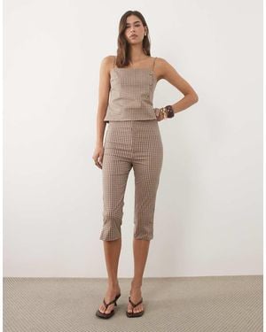 Mango Farm Capri Trousers - Natural