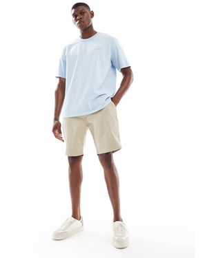 Paul Smith Zebra Logo Chino Shorts - Blue