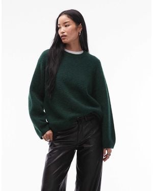 ARKET Super Soft Alpaca And Wool Relaxed Sweater - Green