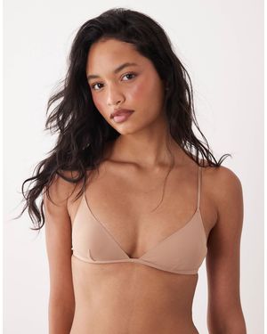 Cotton On – "unsichtbares" knappes bustier - Braun