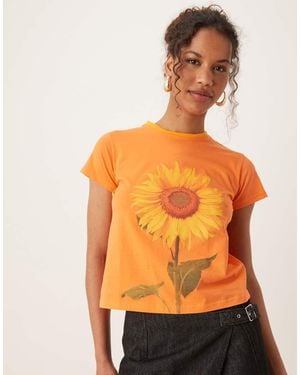 Tyler McGillivary Sunflower Baby T-Shirt - Orange