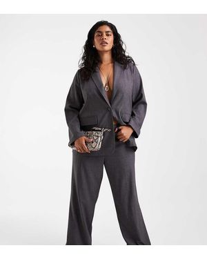Vero Moda Straight Smart Trouser With Crease Front Co-Ord - Black