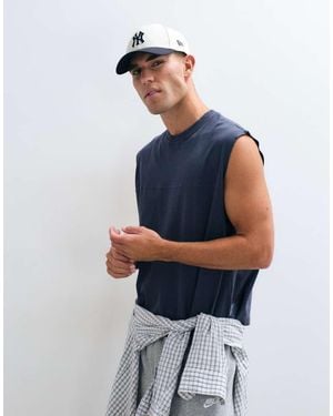 Collusion Jersey Tank Top - Blue