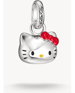Thomas Sabo Hello kitty charm mit roter schleife – connect - Weiß