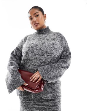 Vero Moda Oversized Rollneck Jumper Co-ord - Grey