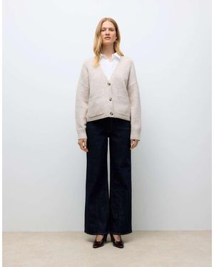 Vero Moda Cárdigan Color Topo De - Blanco