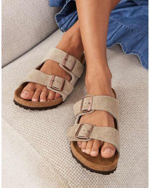 Birkenstock Arizona Suede Sandals - Blue