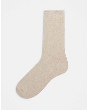 TOPSHOP Fluffy Cosy Sock - White