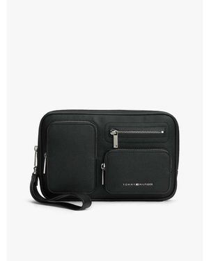 Tommy Hilfiger Modern Business Multi Pocket Pouch - Black