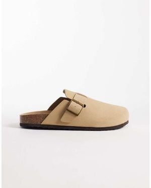 ASOS Mule Sandals With Cork Sole - White