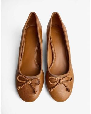 Bershka High-Heel Ballerinas - Brown