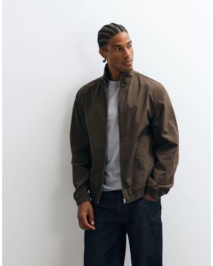 Mango Veste à col cheminée - Marron