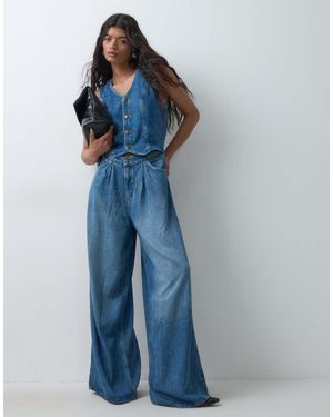 Lee Jeans Denim Jumpsuit - Blauw