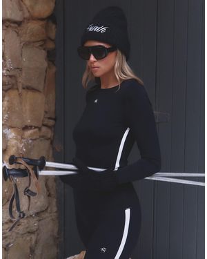 4th & Reckless X felicia wedin – apres ski indra – sport-oberteil - Schwarz