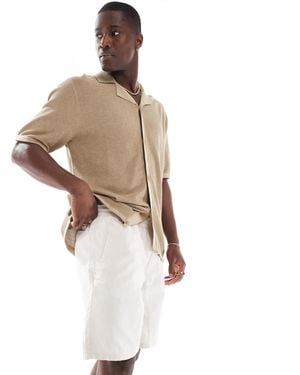 Jack & Jones Drawstring Chino Shorts - White
