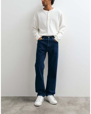 Calvin Klein Standard Straight Leg Jeans - Blue