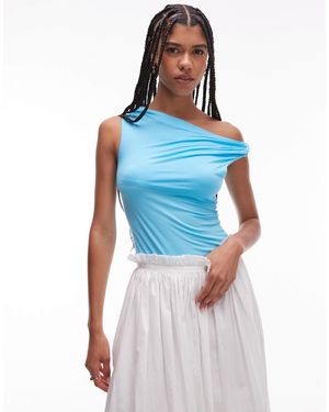 TOPSHOP – asymmetrisches oberteil - Blau