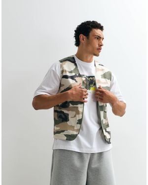 ASOS Stormmax Water Repellent Utility Gilet - White