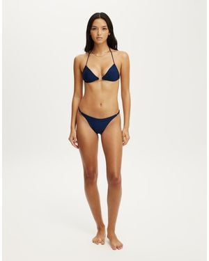 Cotton On Side Gather Bralette Bikini Top - White
