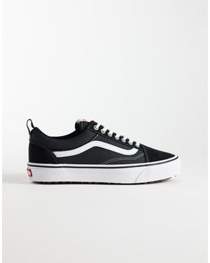 Vans Zapatillas De Deporte Negras Y Blancas Aislantes Mte Old Skool De - Negro