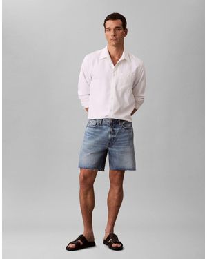 Calvin Klein Classic Denim Shorts - Grey