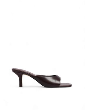 NA-KD Leder-mules - Braun