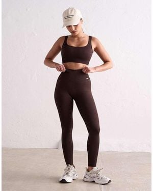 Aim'n Cacao Ribbed Seamless Tights - Natural