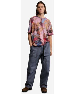 Desigual Floral Printed T-Shirt - Red