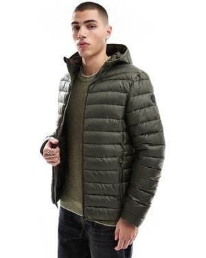 Threadbare Puffer Jacket - Grey