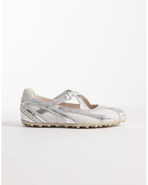 Bronx Zapatillas Deportivas Blanco Hueso Plateado Gravit-Yy De