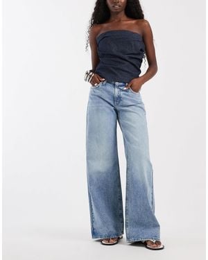Levi's Middy wide-leg-jeans - Blau