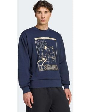 adidas Originals Real Madrid Heritage Crew Sweat - Blue