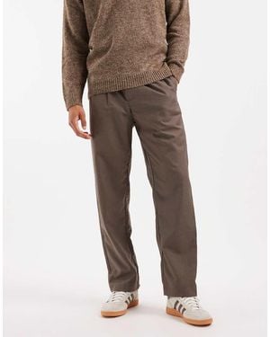 Only & Sons Pantalones De Sastre Grises De - Neutro