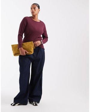 ONLY Nur curve langarmoberteil - Lila