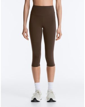 Oysho Comfortlux High-Rise 40Cm Caprileggings - White