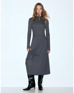 Pull&Bear Short Dress - Blue