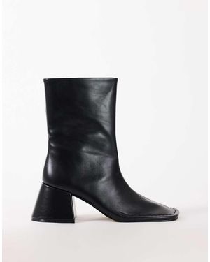 TOPSHOP Pamela Stivaletti Alla Caviglia - Nero