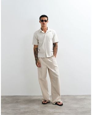 Weekday Short Sleeve Resort Shirt - White